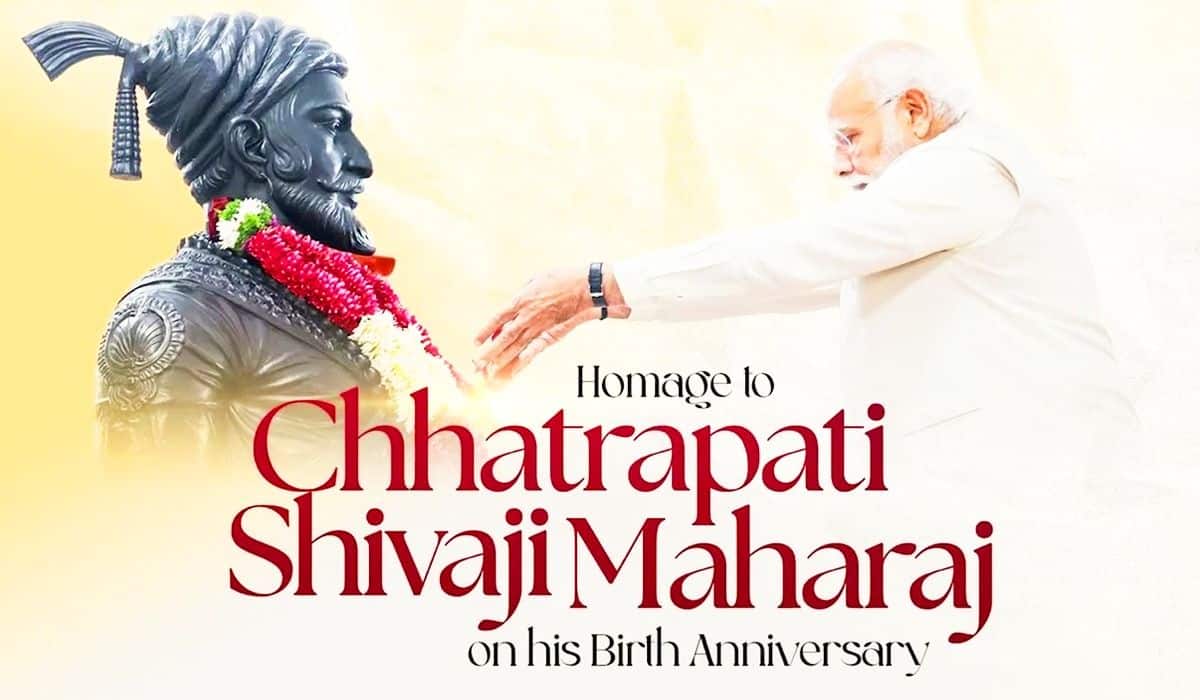Prime Minister pays tribute to Chhatrapati Shivaji Maharaj on his Jayanti