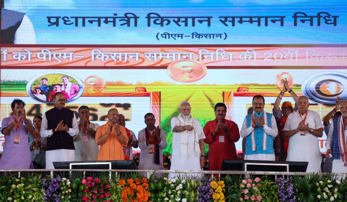 PM Modi lays foundation stone, inaugurates development works worth around Rs 2,200 crore in Varanasi, Uttar Pradesh
