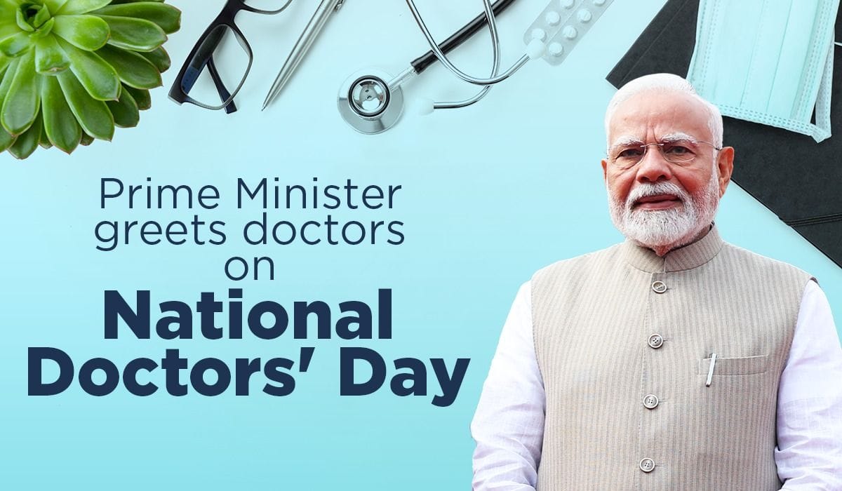 Prime Minister greets doctors on National Doctors' Day