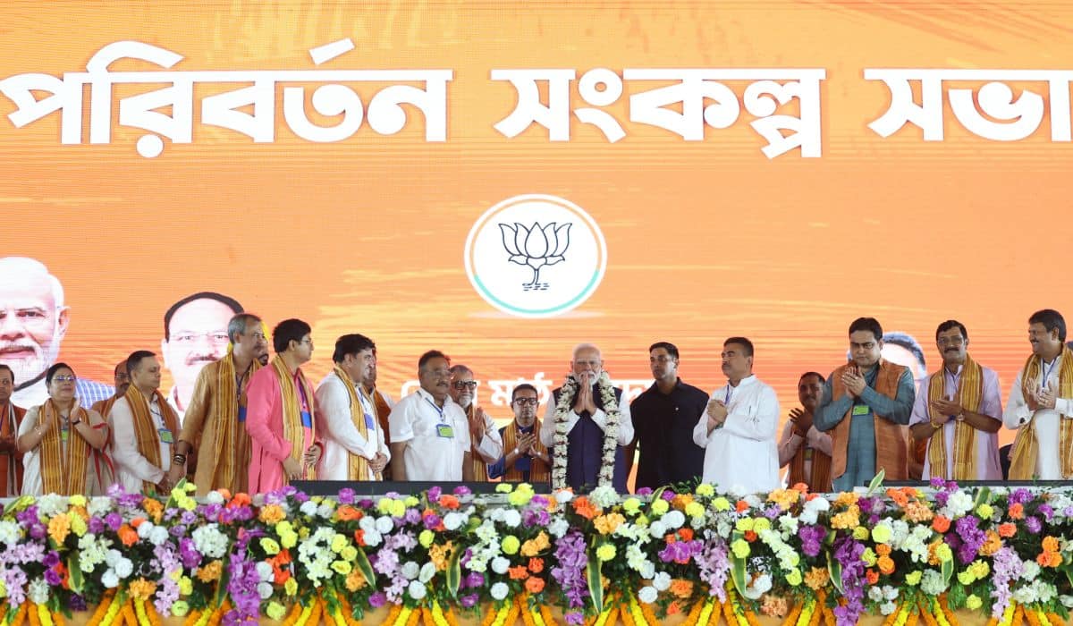 PM Modi’s Kolkata rally: Call for a Viksit Bangla, real ‘poriborton’ and end of TMC’s misrule!