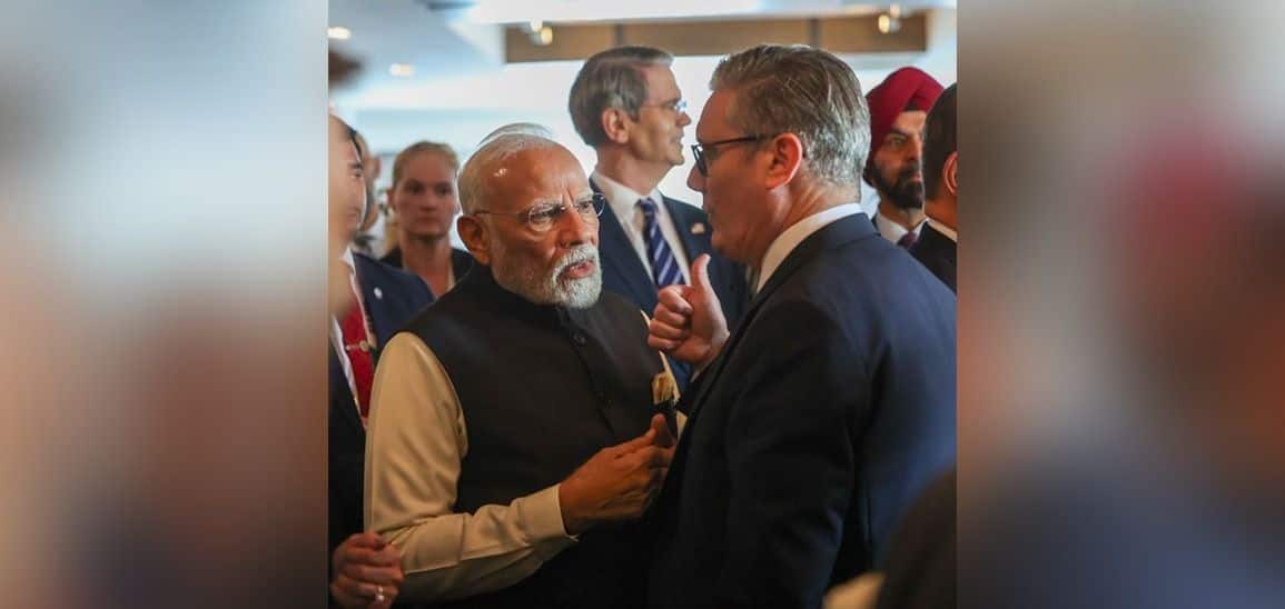 Prime Minister interacts with Prime Minister of United Kingdom at G7 summit