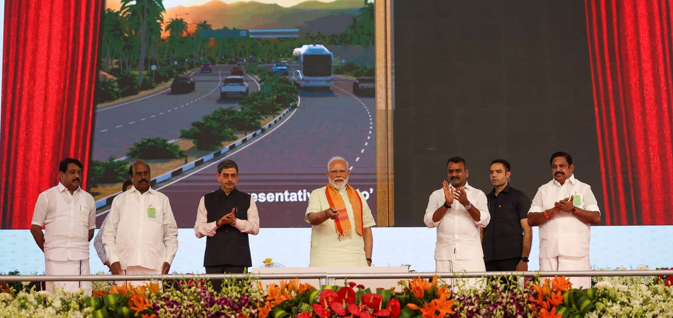 PM Modi launches multiple development projects worth over Rs. 4,400 crore in Madurai, Tamil Nadu