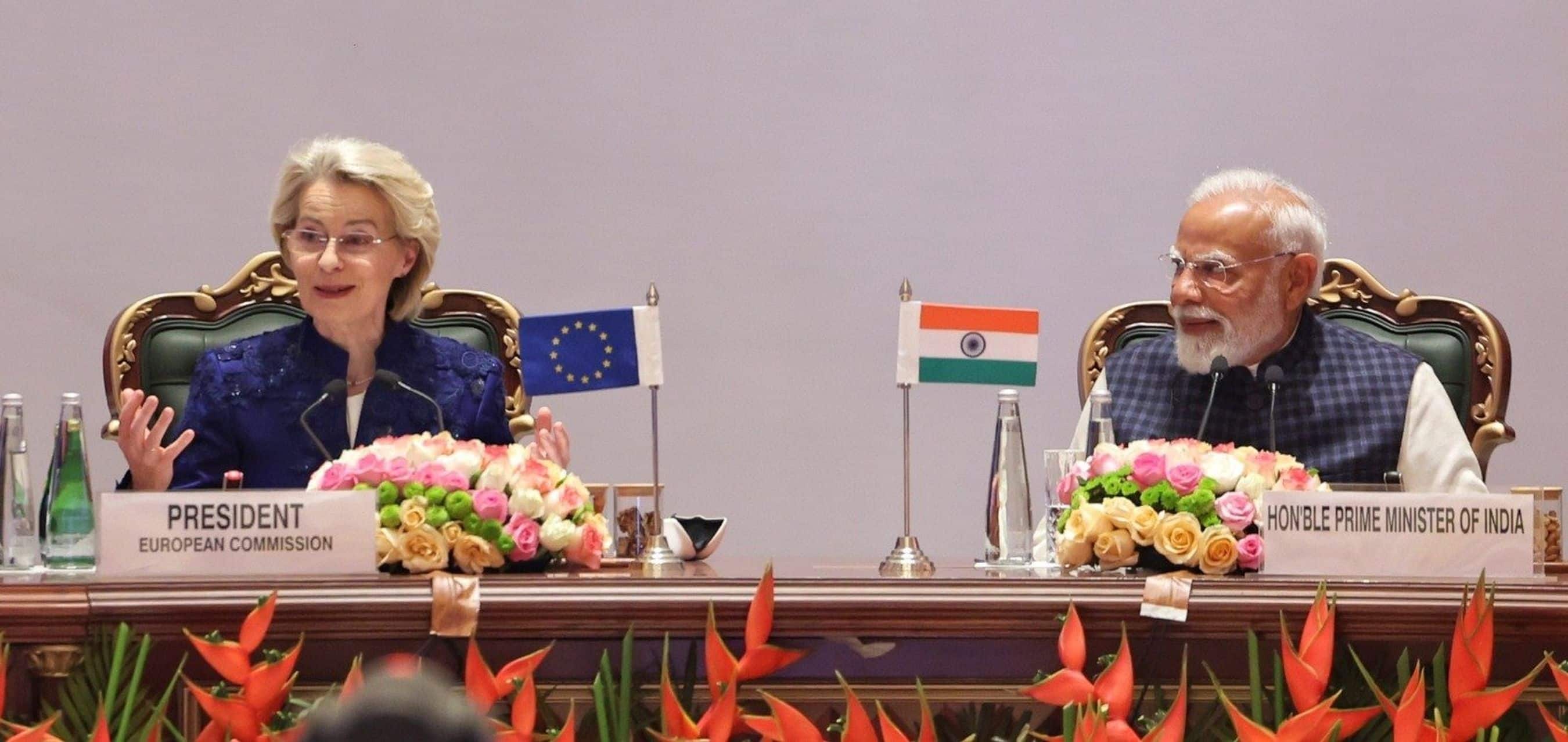 Prime Minister Shri Narendra Modi addresses the India-EU Business Forum in New Delhi