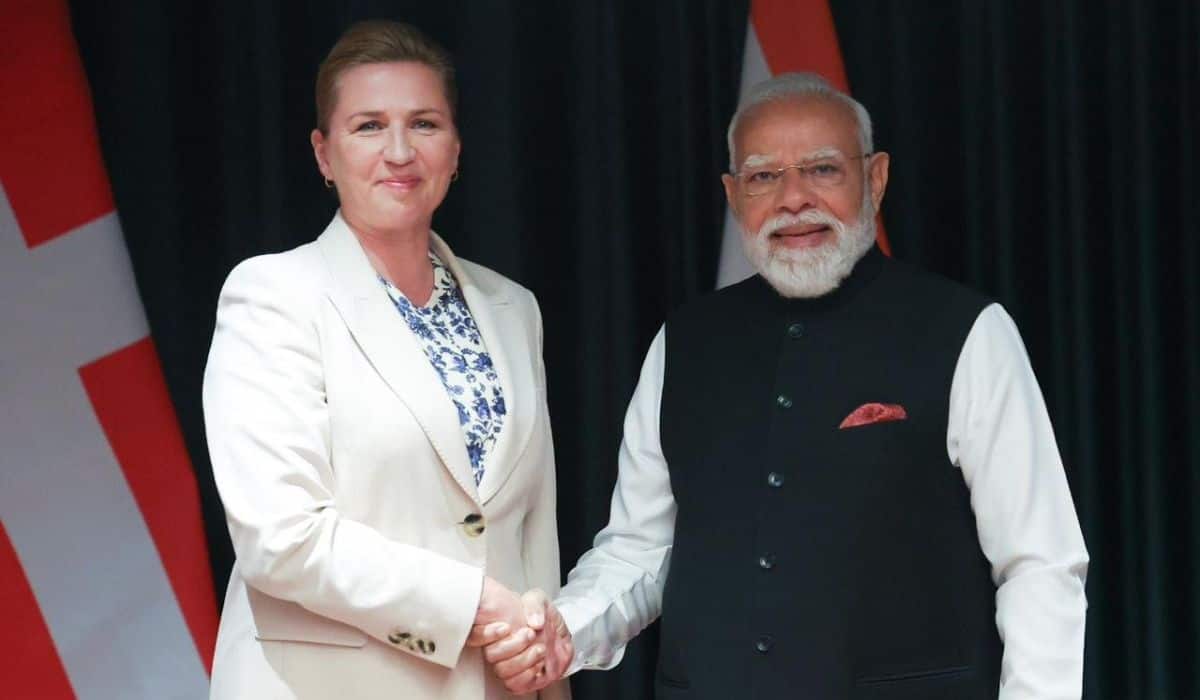 Prime Minister’s meeting with Acting Prime Minister of Denmark on the margins of the 3rd India-Nordic Summit