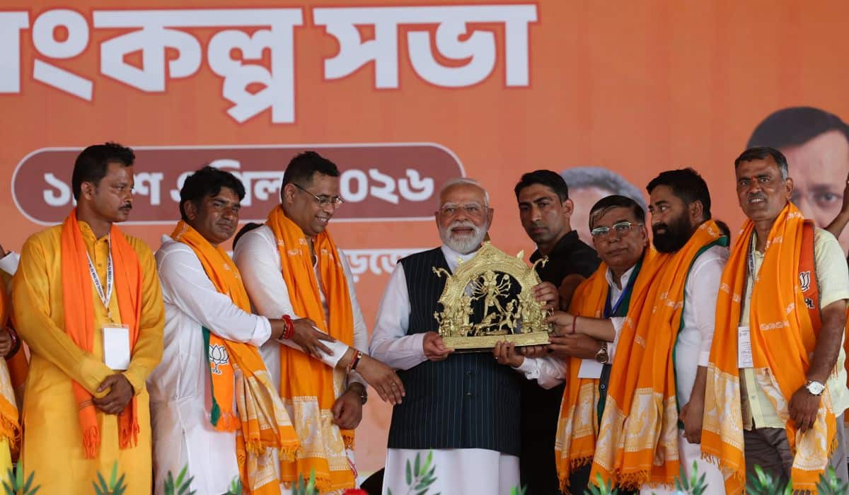 PM Modi’s enthusiastic rallies across West Bengal in Bishnupur, Purulia, Jhargram & Medinipur
