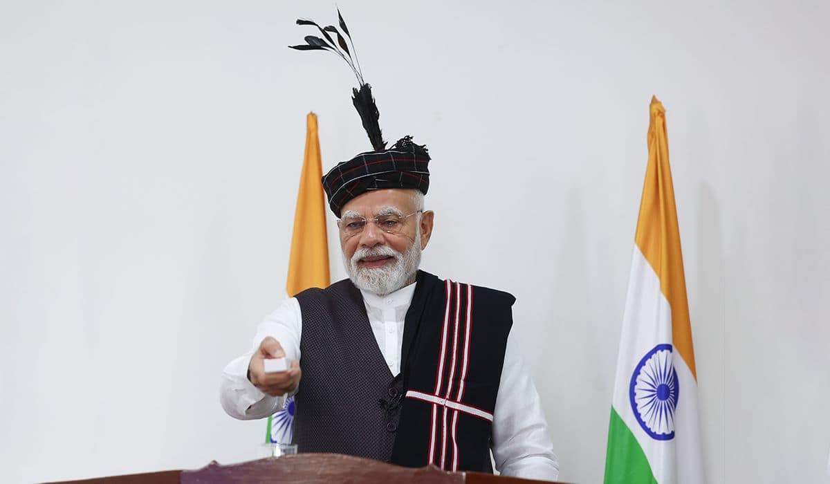 PM Modi lays foundation stone, inaugurates development works worth over Rs 9,000 crore in Aizawl, Mizoram