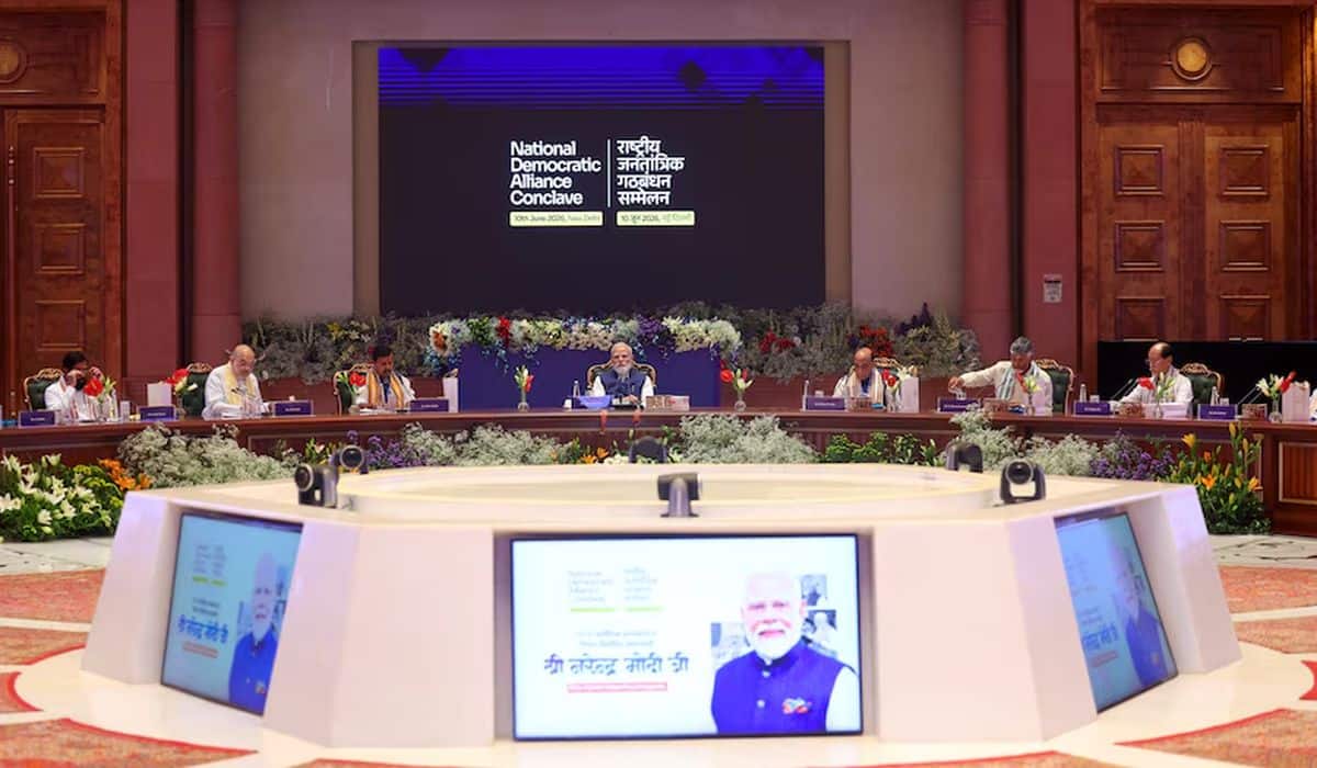 पीएम मोदी ने NDA लीडर्स सम्मेलन को संबोधित किया, विकसित भारत के संकल्प को दोहराया
