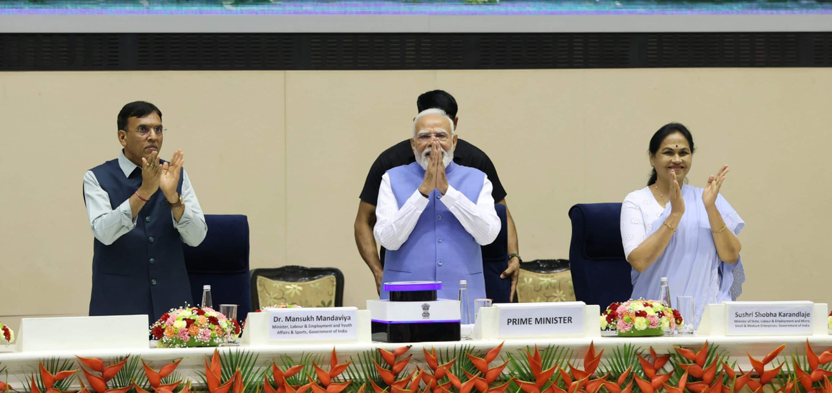 PM Modi disburses incentives worth around ₹2,400 crore under the Pradhan Mantri Viksit Bharat Rozgar Yojana