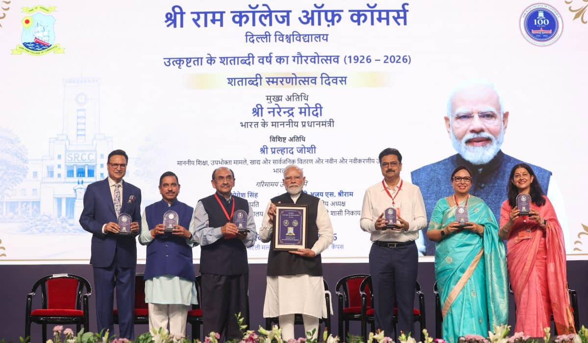 Prime Minister Shri Narendra Modi participates in Centenary Celebrations of Shri Ram College of Commerce