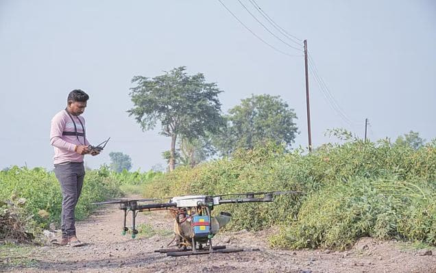 Drones take the field in Indian agriculture as services expand for farmers