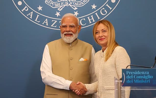 Italy PM Meloni’s ‘parishram’pitch steals spotlight at PM Modi press meet in Rome 