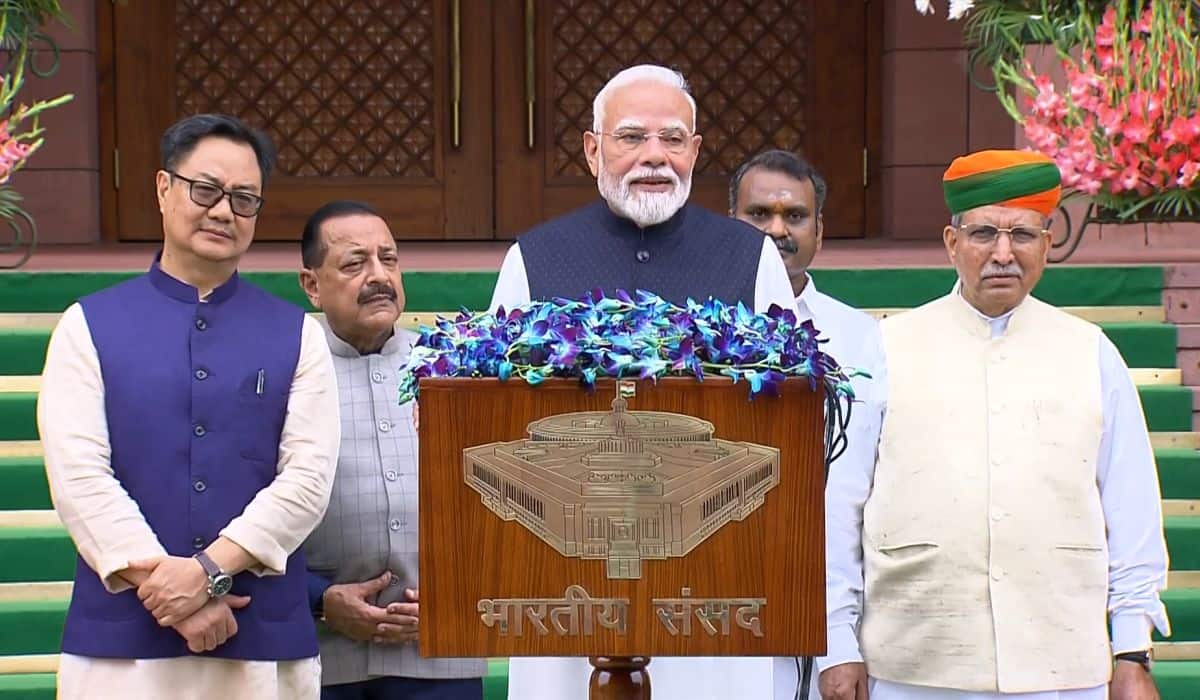 PM Modi's statement at the start of the Monsoon Session of 2026