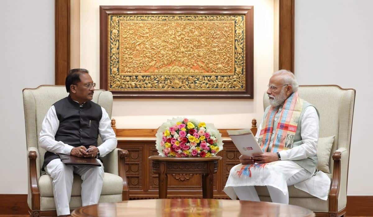 Chief Minister of Chhattisgarh meets Prime Minister
