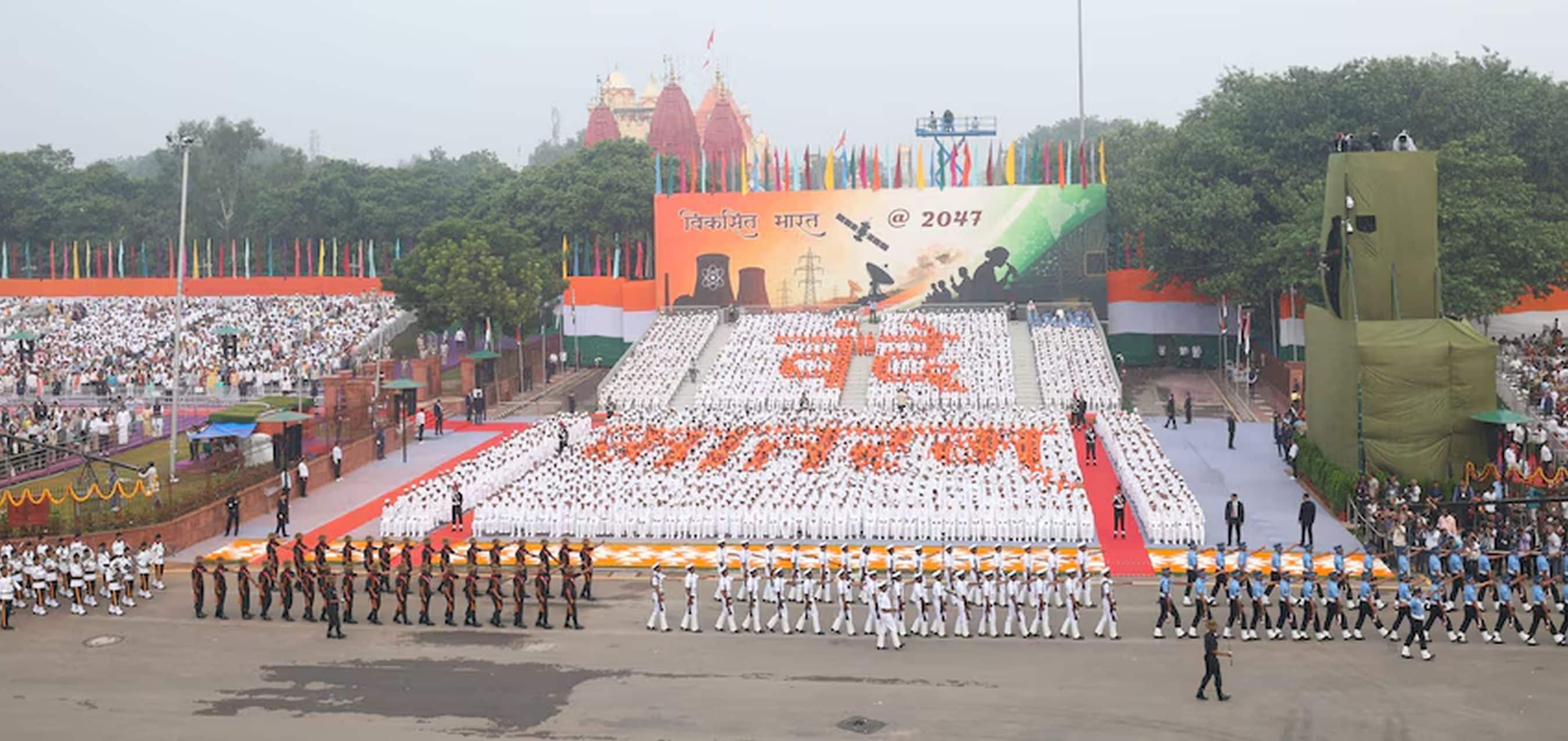 Glimpses from 80th Independence Day at Red Fort in Delhi