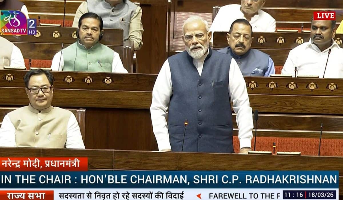 PM Modi’s remarks in the Rajya Sabha