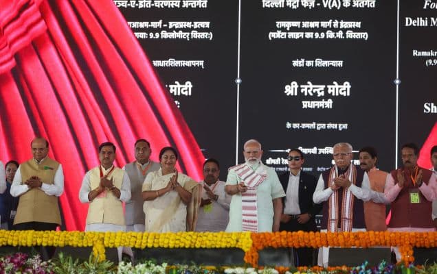 PM Modi Inaugurates India's First Ring Network, Lays Foundation Stone Of 3 New Corridors In Delhi