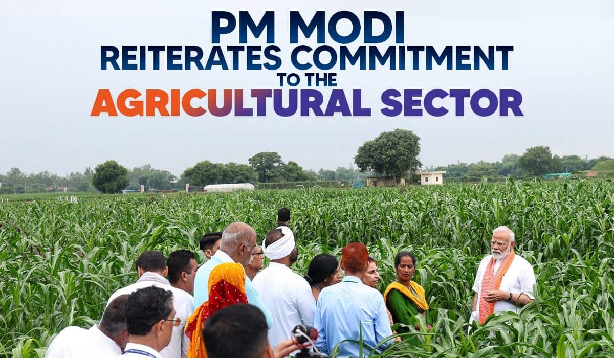 PM Modi reiterates commitment to the agricultural sector