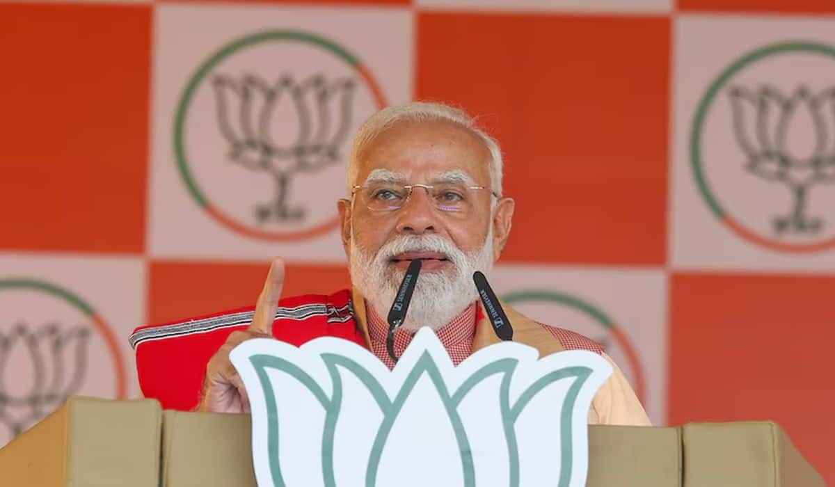 Transcript and Tag for PM Modi participates in a massive public meeting in Gogamukh, Assam