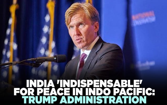 India 'indispensable' for peace in Indo Pacific: Trump administration 