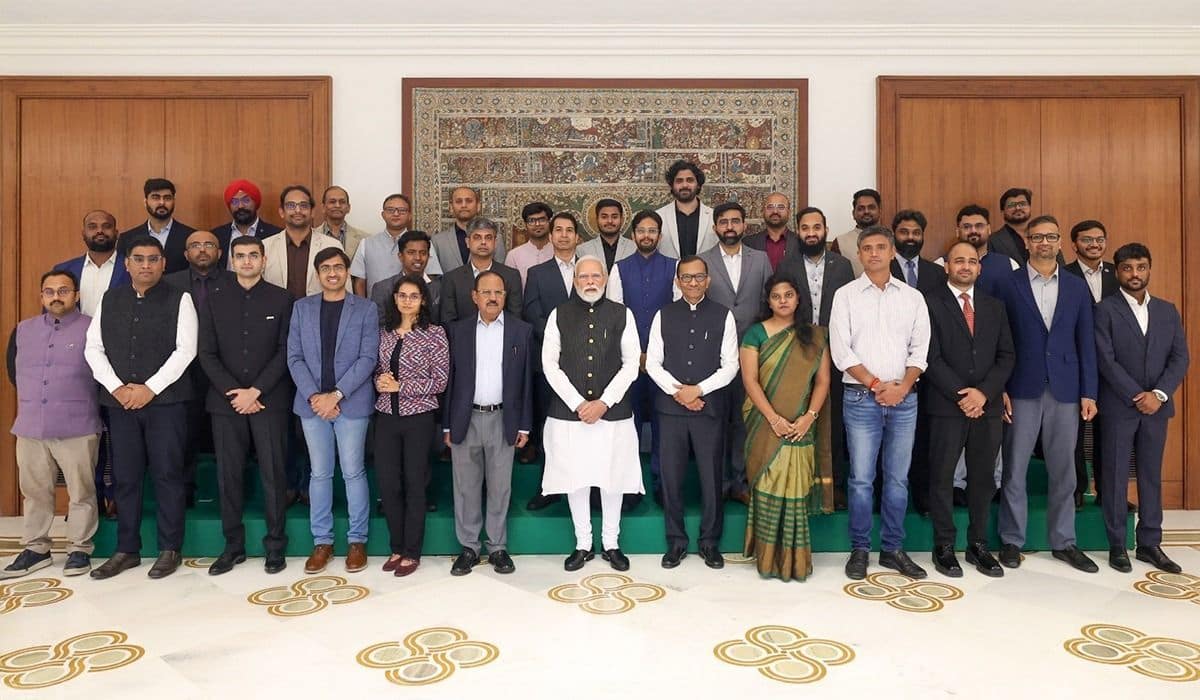 PM interacts with CEOs and Founders of Space Startups