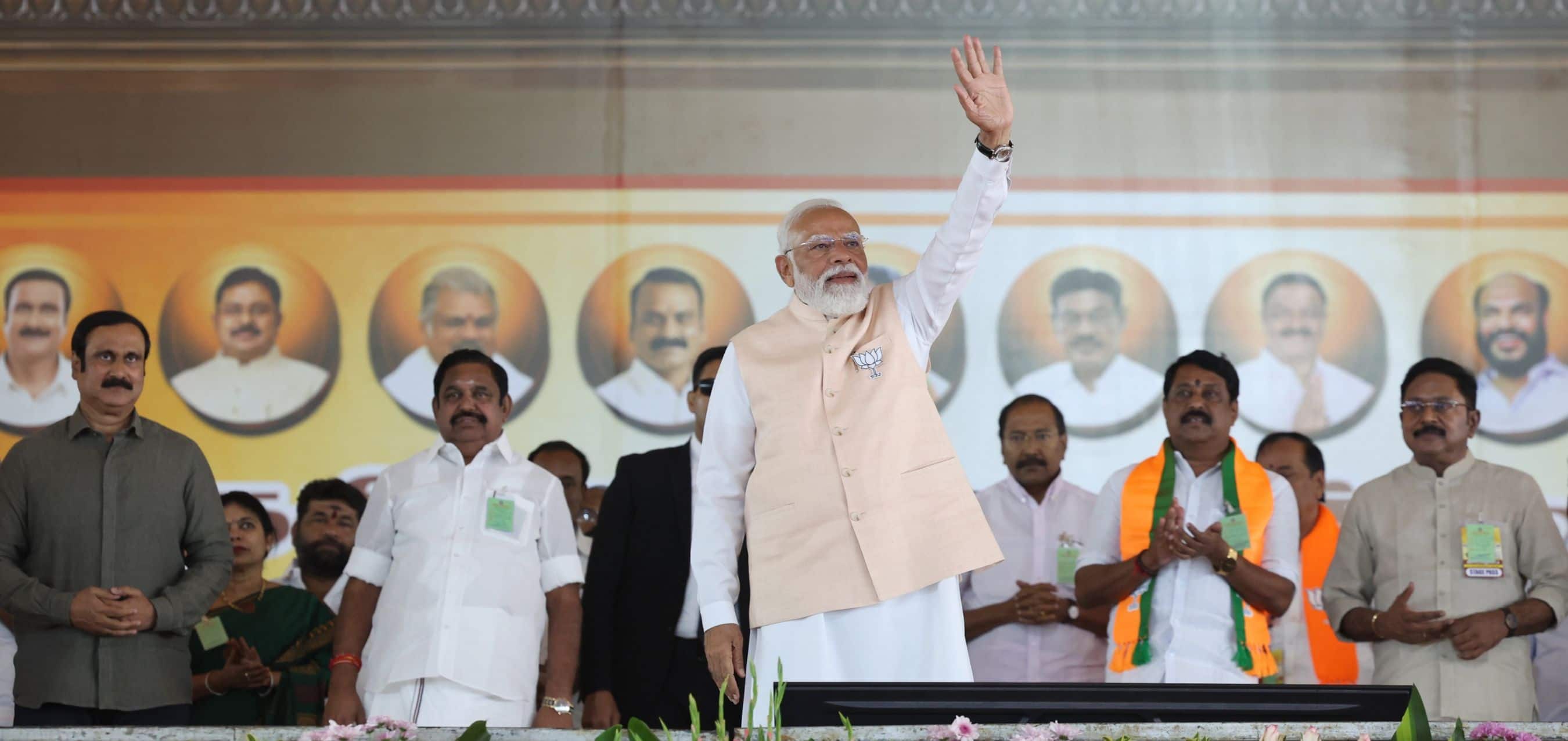 Tamil Nadu shows massive support for NDA at PM Modi’s Madhuranthakam rally