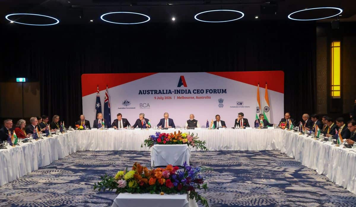 Prime Minister addresses Australia-India CEOs Forum and Economic Roadmap Business event