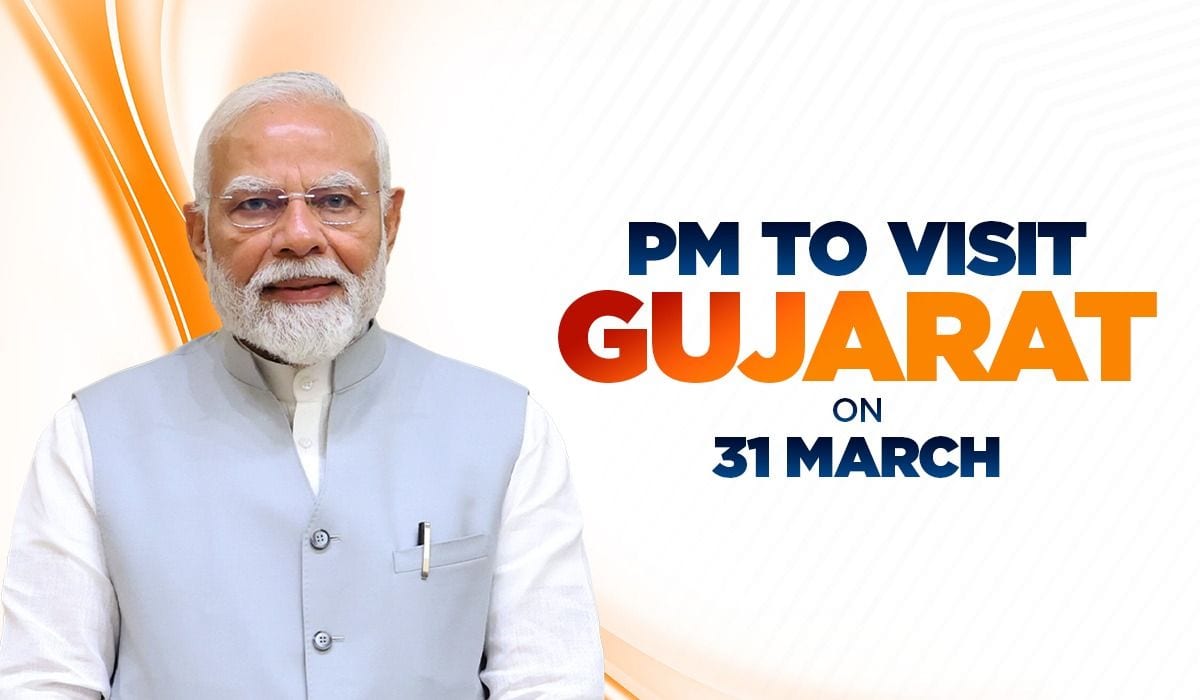 PM to visit Gujarat on 31 March