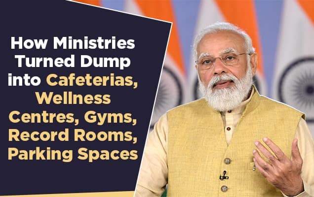 How Ministries Turned Dump into Cafeterias, Wellness Centres, Gyms, Record Rooms, Parking Spaces
