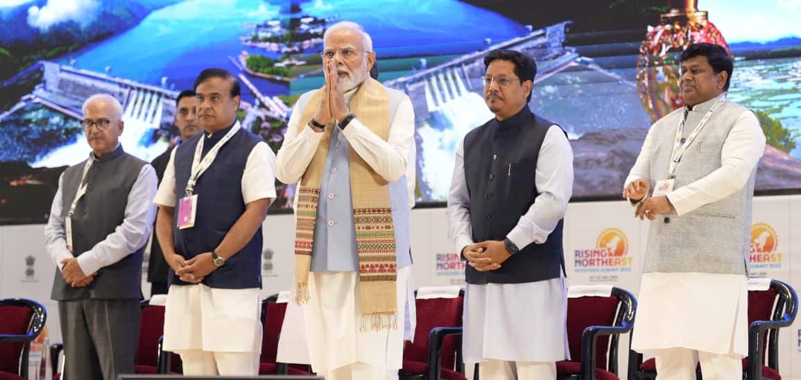 PM Modi inaugurates Rising North East Investors Summit 2025