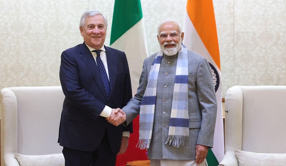 Prime Minister Meets Italy’s Deputy Prime Minister and Minister of Foreign Affairs and International Cooperation, Mr. Antonio Tajani