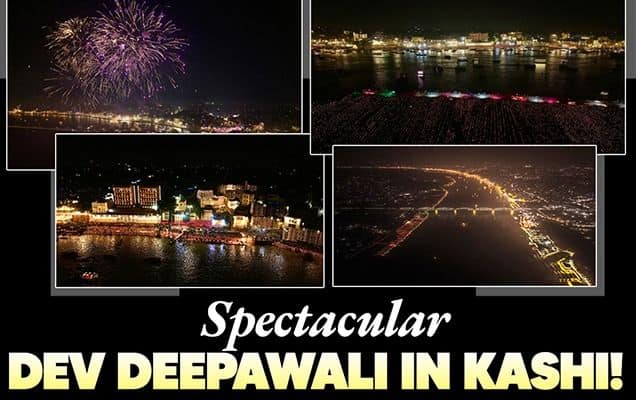 PM Modi greets nation on Dev Deepawali, shares pictures of Varanasi ghats