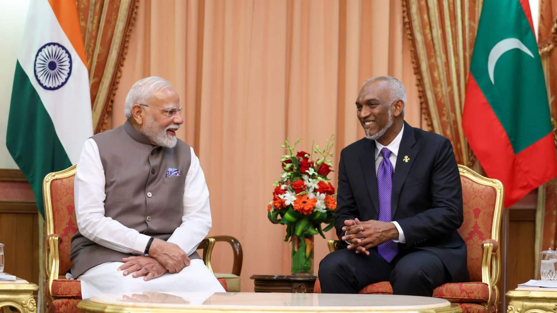 மாலத்தீவு அதிபரை பிரதமர் மோடி சந்திக்கிறார் 