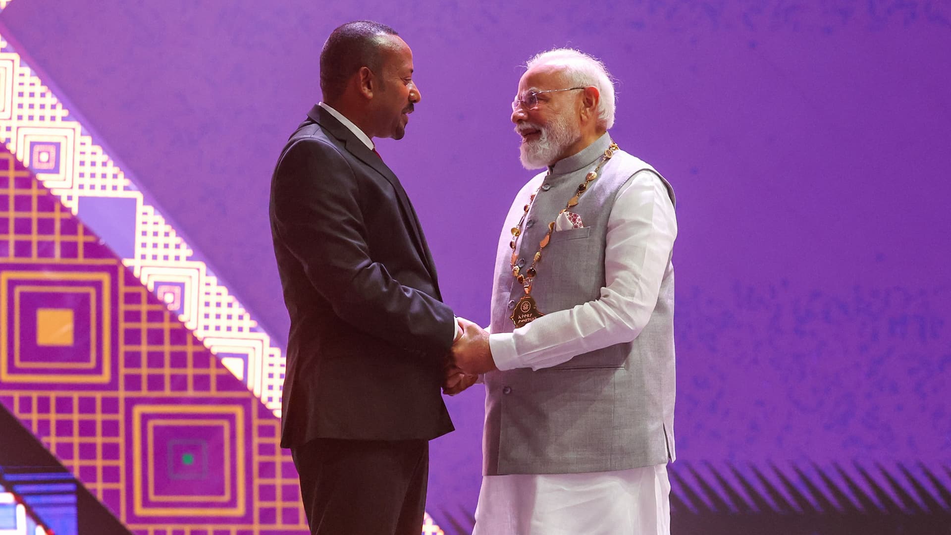 Prime Minister receives the highest award of Ethiopia