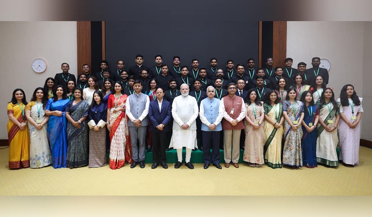 IFS Officer Trainees of 2025 Batch call on PM Modi