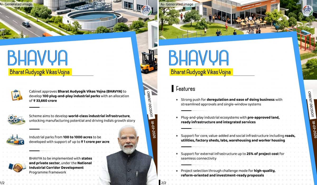 Cabinet approves a New Era of Plug-and-Play Industrial Development through Bharat Audyogik Vikas Yojna (BHAVYA)