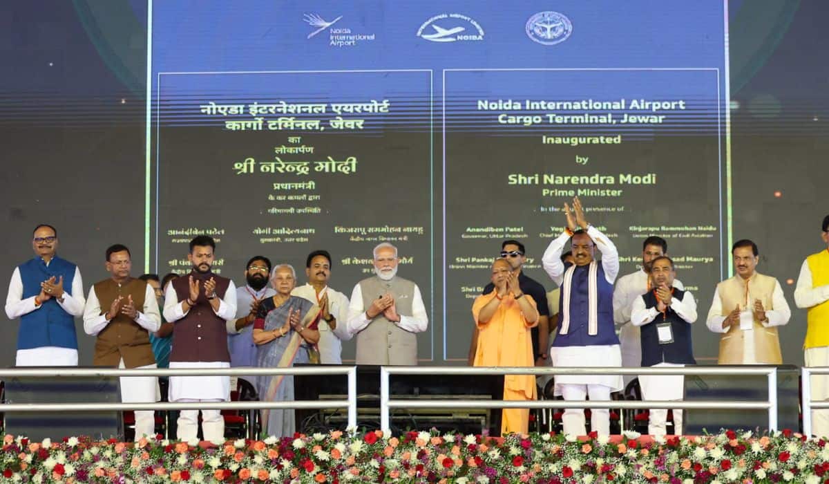 PM Modi inaugurates Phase I of Noida International Airport, developed with an investment of around ₹11,200 crore