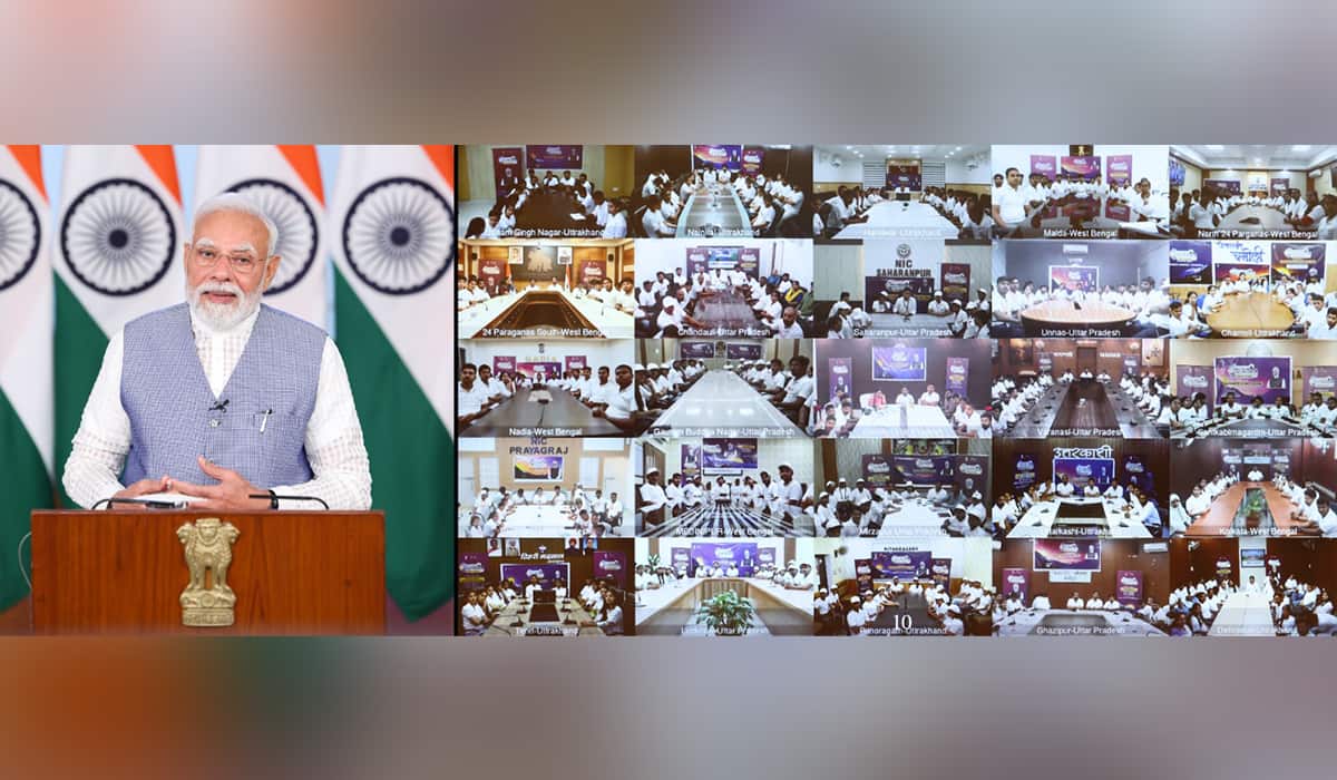 PM Modi Interacts with Participants of Viksit Vibrant Village Programme 2026
