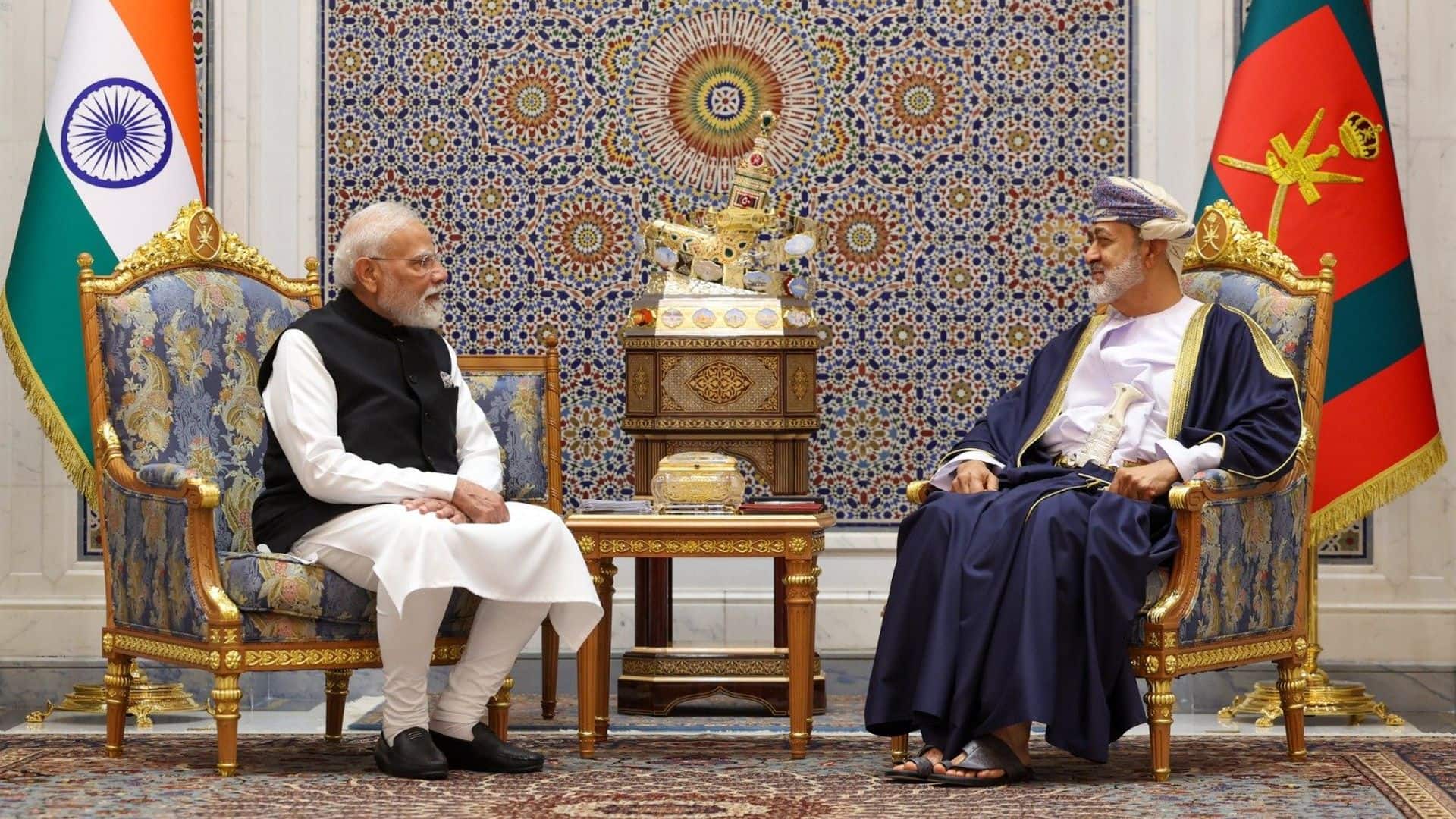 Prime Minister meets with His Majesty Sultan of Oman