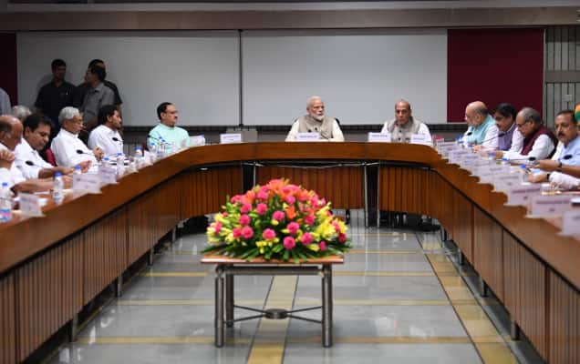 Shri Narendra Modi chairs Meeting of Presidents of Political Parties