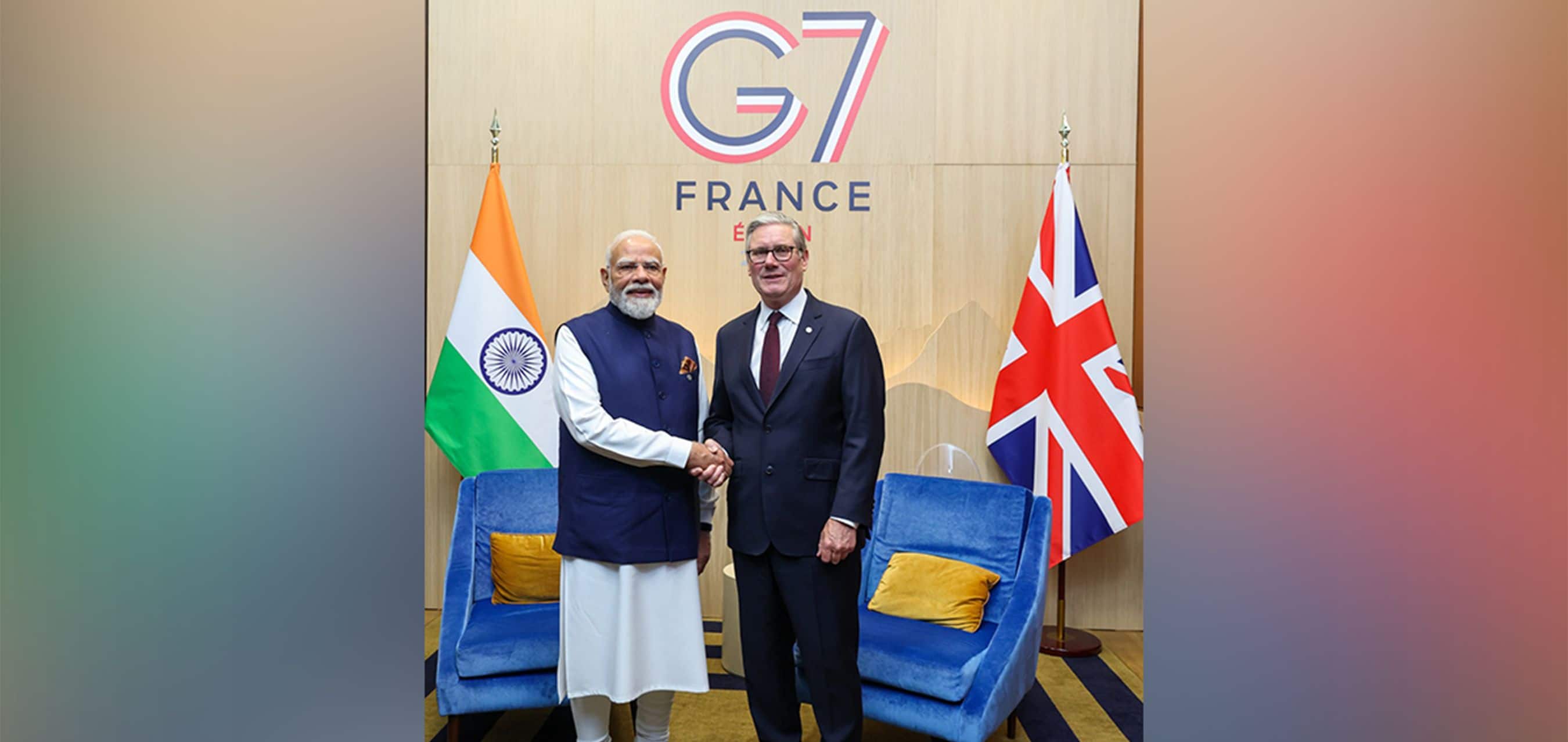 Prime Minister’s meeting with Prime Minister of UK on the sidelines of the G7 Summit
