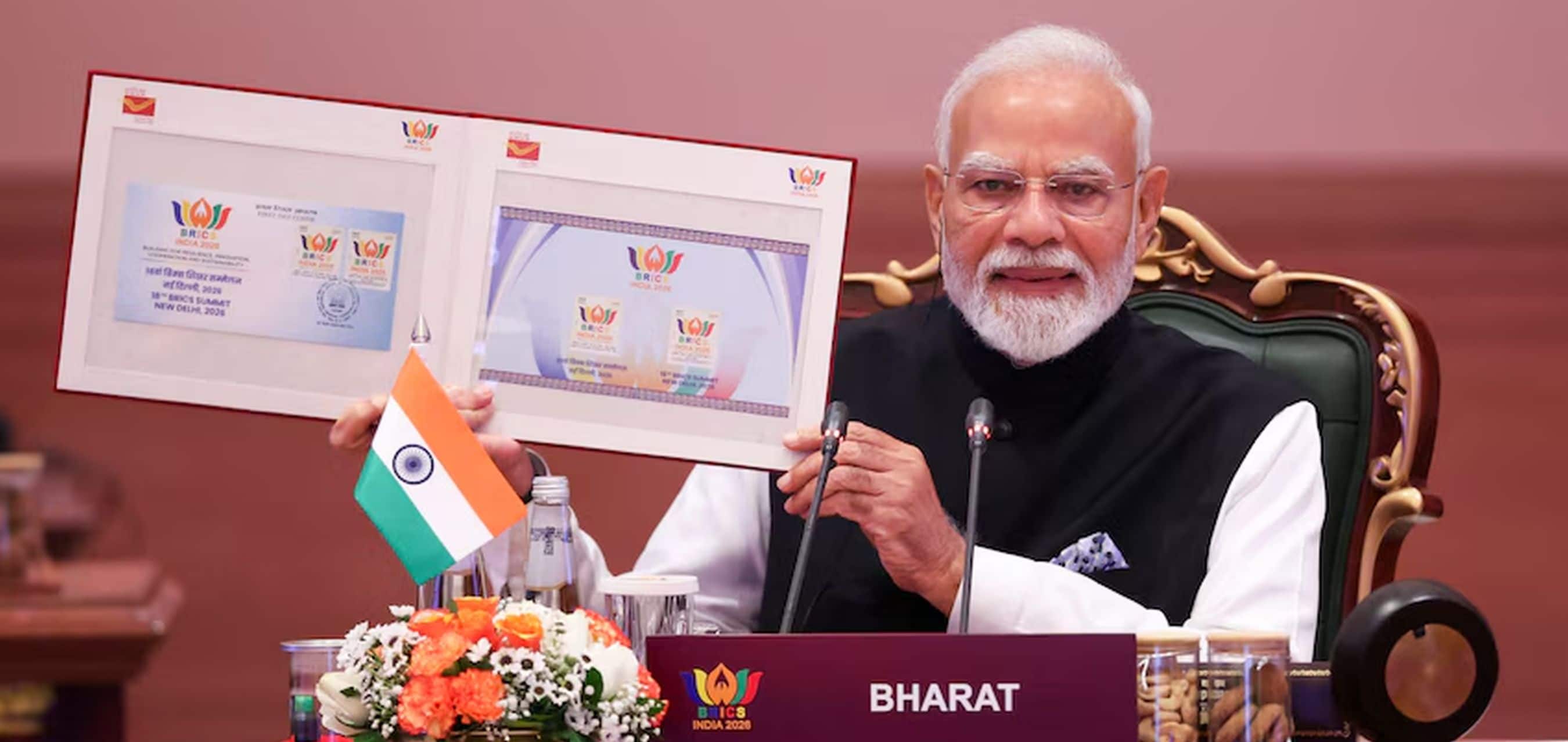 Release of Commemorative Postage Stamps on Two Decades of BRICS Cooperation