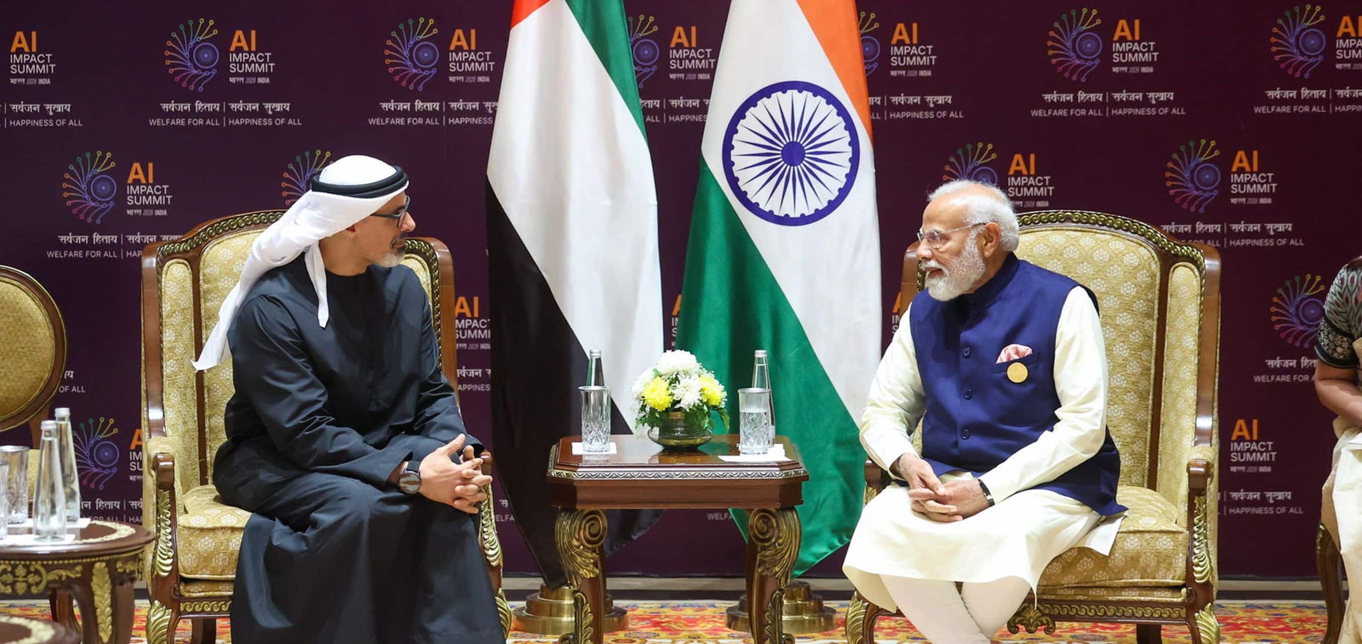 Visit of the Crown Prince of Abu Dhabi His Highness Sheikh Khaled bin Mohamed bin Zayed Al Nahyan to India