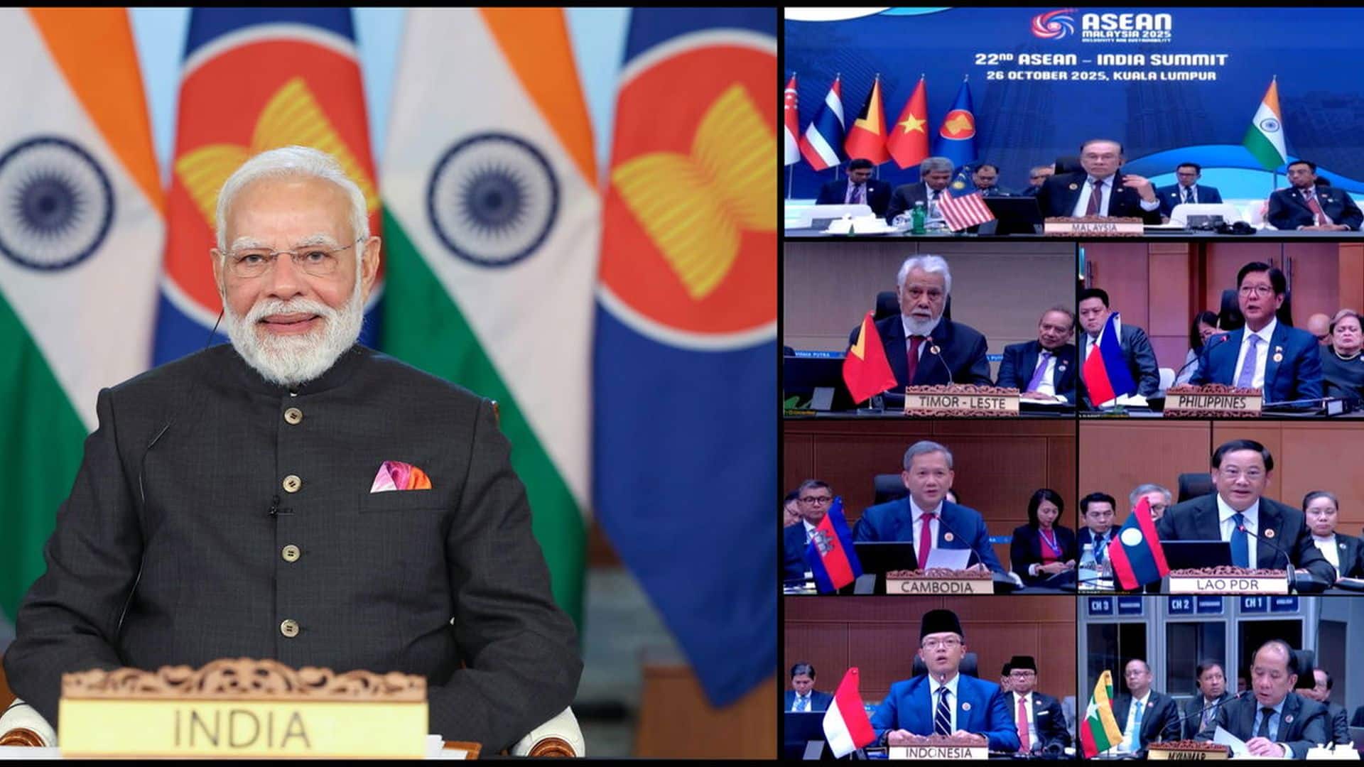 Prime Minister’s participation in the 22nd ASEAN-India Summit in Kuala Lumpur