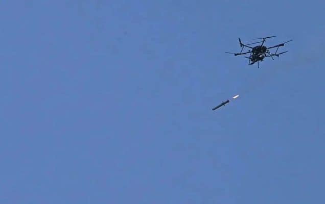 DRDO successfully tests UAV-launched missile in air and ground combat modes