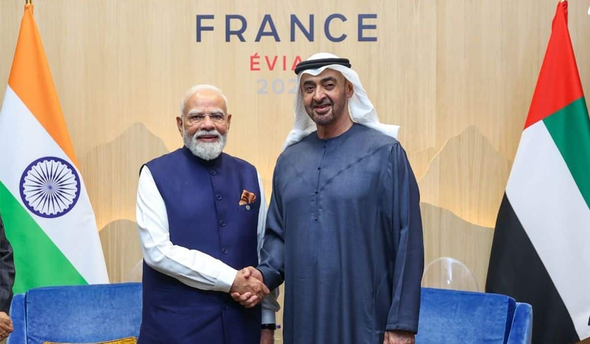 Prime Minister meets President of the United Arab Emirates on the sidelines of the G7 Summit