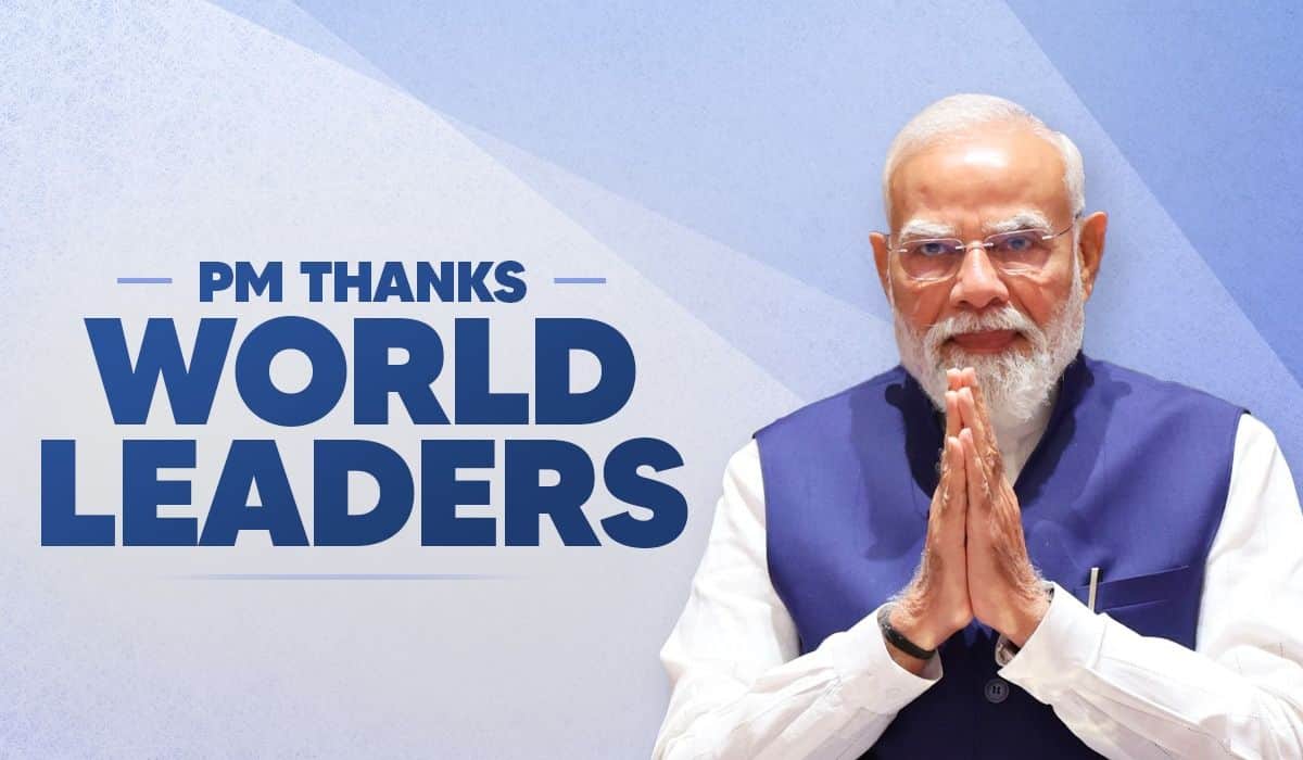 Prime Minister extends his gratitude to world leaders and citizens for their warm wishes