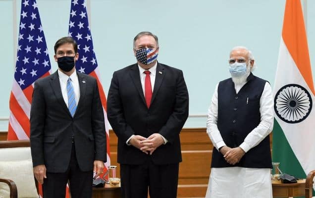 Call on Prime Minister by the Secretaries of State and Defence of USA