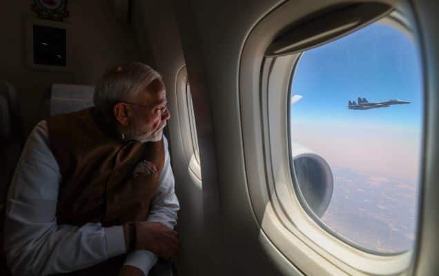 Royal escort: Saudi fighter jets escort PM Modi’s plane in special gesture
