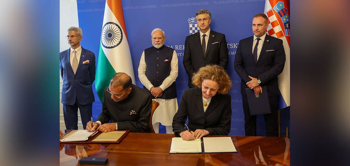 India and Croatia are connected by shared values such as democracy, rule of law, pluralism, and equality: PM Modi