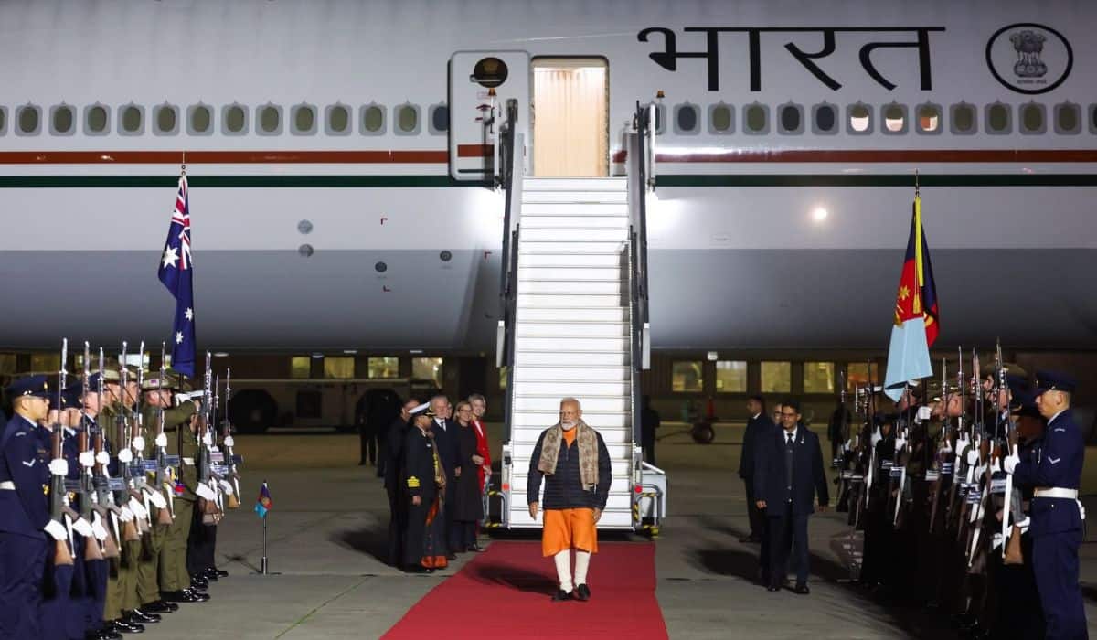 PM Modi arrives in Melbourne, Australia, to a warm welcome